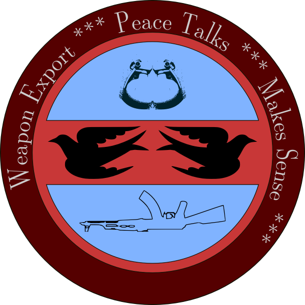 SVG Vector image of peace arm band