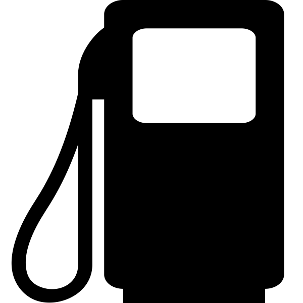 SVG Vector image of pictogram for petrol pump