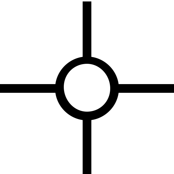 SVG Vector image of pointing ancient sacred symbol