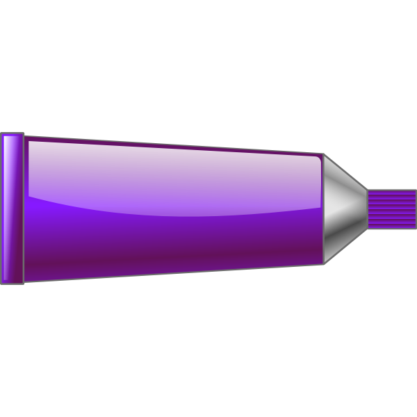 SVG Vector image of purple colour tube