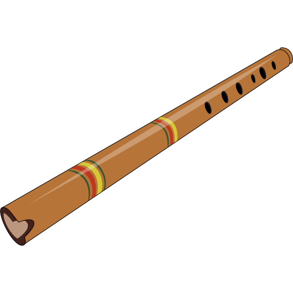 SVG Vector image of quena