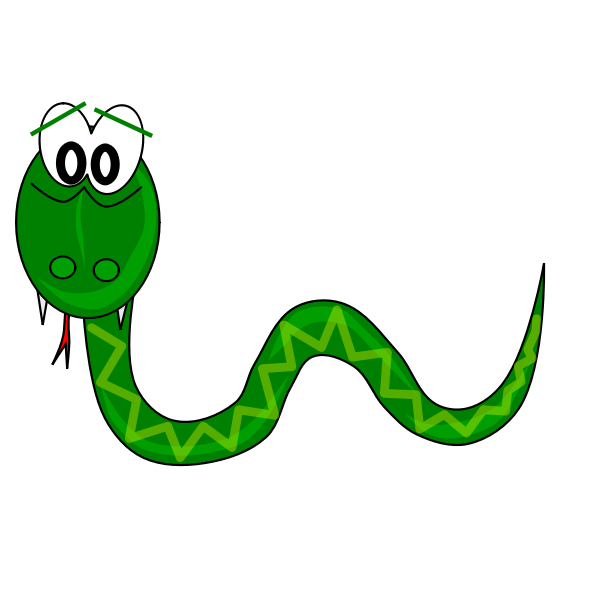 SVG Vector image of rattlesnake