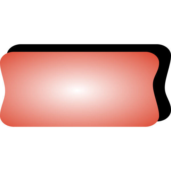 SVG Vector image of red computer button
