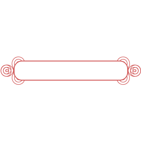 SVG Vector image of red line art decorative border