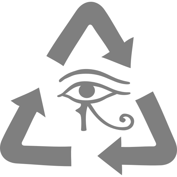 SVG Vector image of reincarnation
