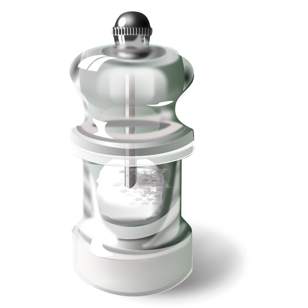 SVG Vector image of salt mill