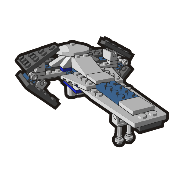 SVG Vector image of sci-fi kid039s toy