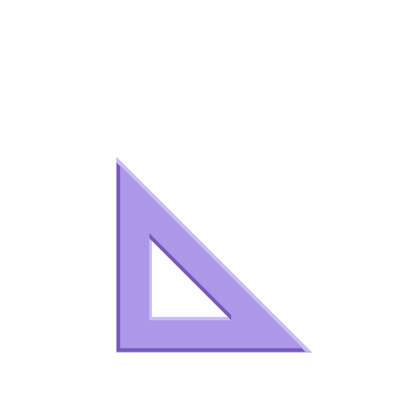 SVG Vector image of set square
