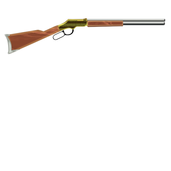 SVG Vector image of shotgun template