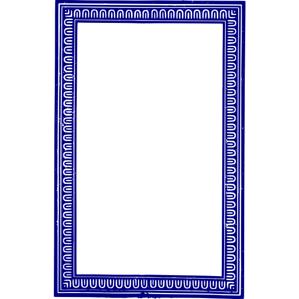 SVG Vector image of solid blue frame