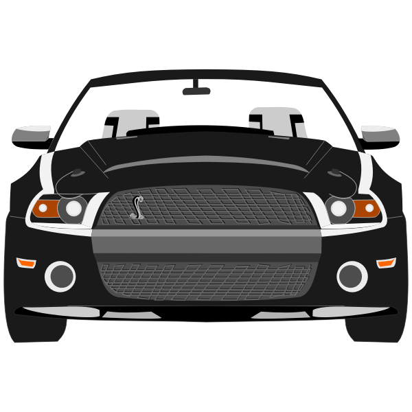 SVG Vector image of sport car