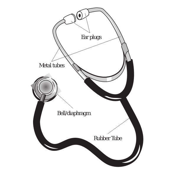 SVG Vector image of stethoscope