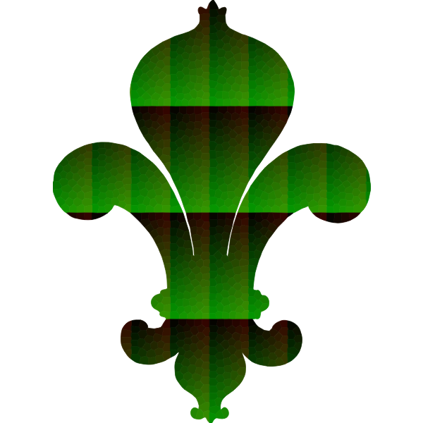 SVG Vector image of stylized lotus flower