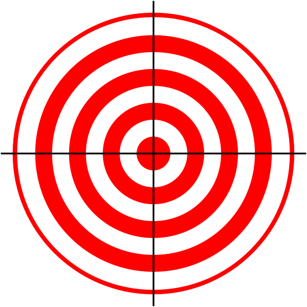 SVG Vector image of target