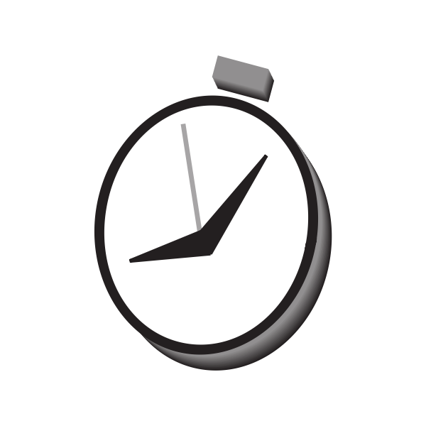 SVG Vector image of timer watch