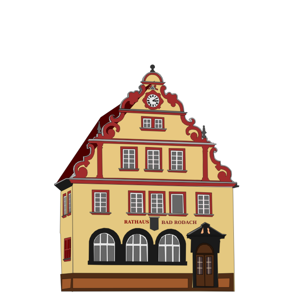 SVG Vector image of Town Hall in Bad Rodach
