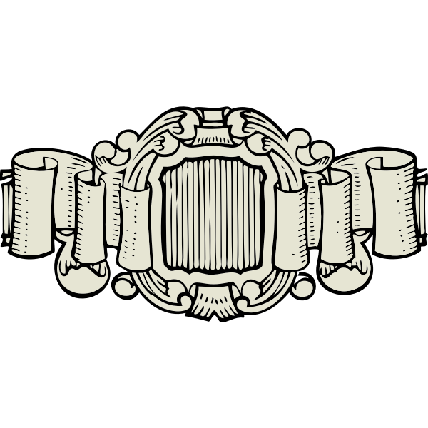 SVG Vector image of triple winding decoration seal