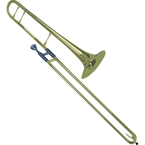 SVG Vector image of trombone