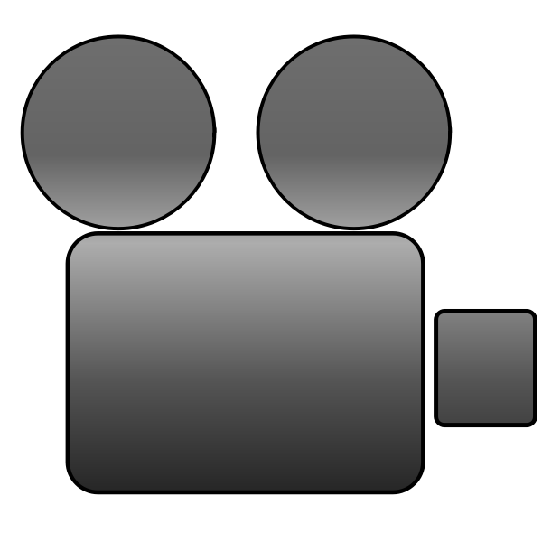 SVG Vector image of video camera icon