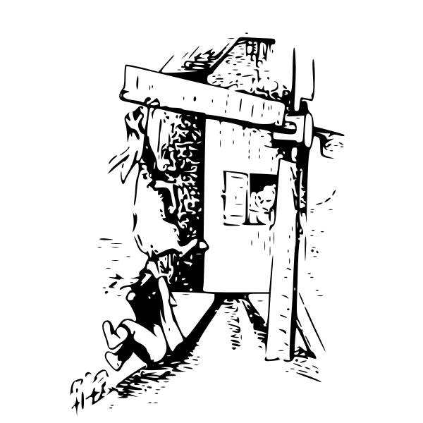SVG Vector image of watermill
