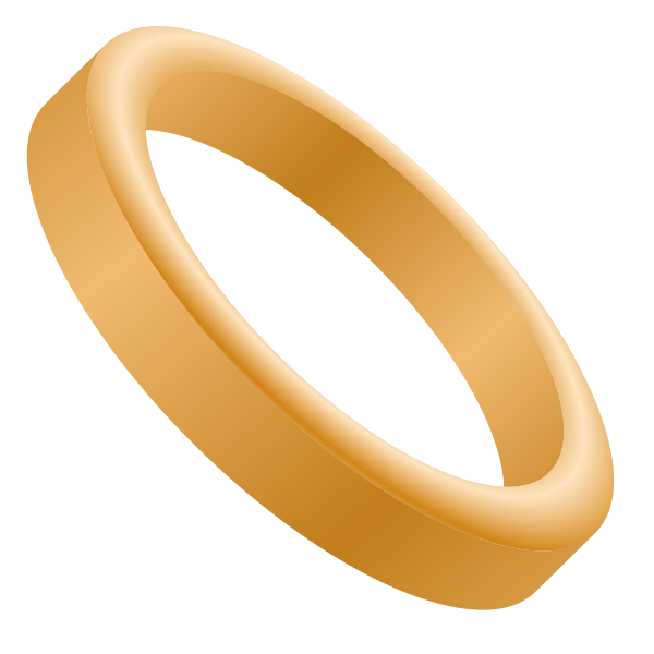 SVG Vector image of wedding band