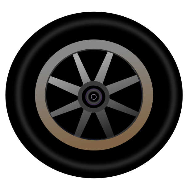 SVG Vector image of wheel