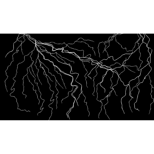 SVG Vector image of white thunder