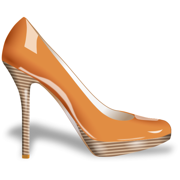 SVG Vector image of woman039s shoe