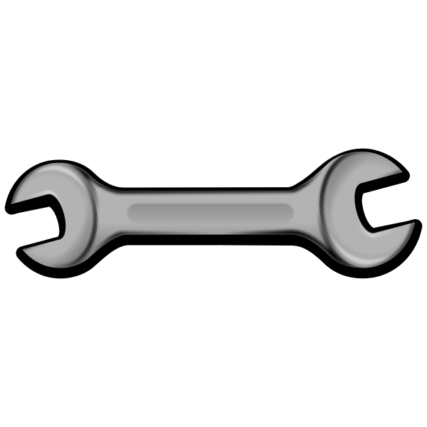 SVG Vector image of wrench