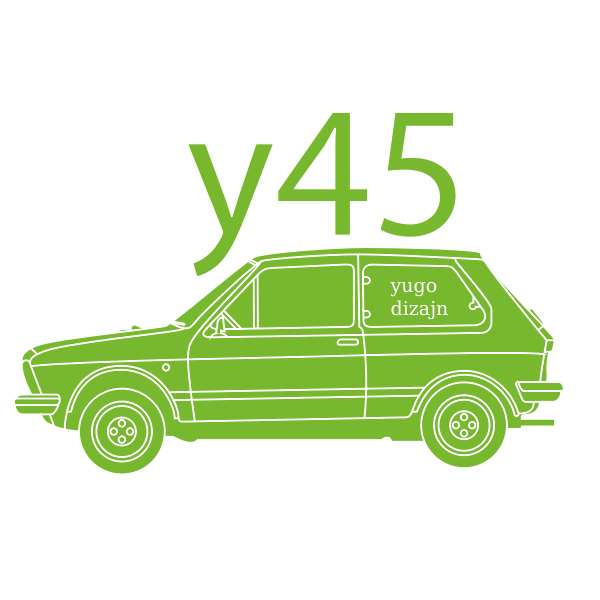 SVG Vector image of yugo