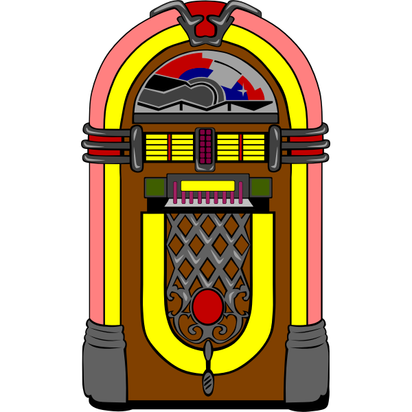 SVG Vector jukebox image