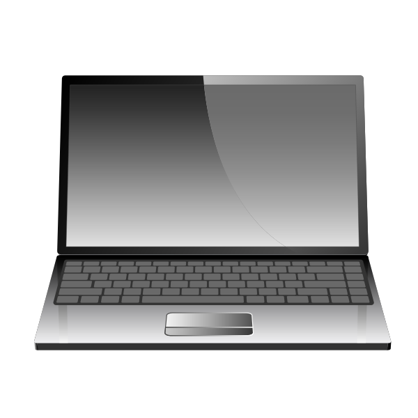 SVG Vector laptop or notebook