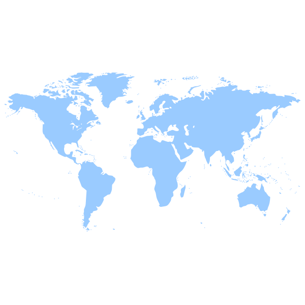 SVG Vector map of the World