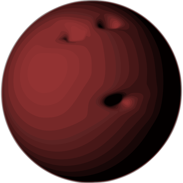 SVG Vector of a bowling ball