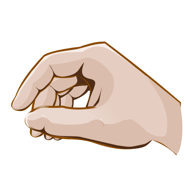 SVG Vector of a hand