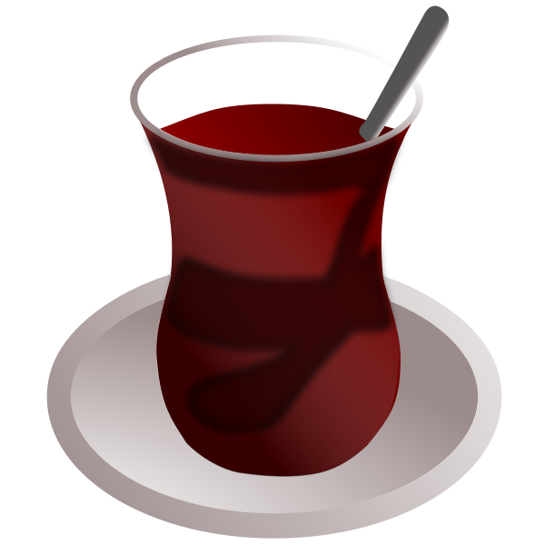 SVG Vector of a Turkish tea