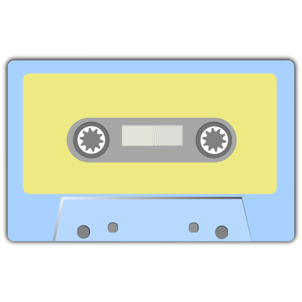 SVG Vector of an audio tape