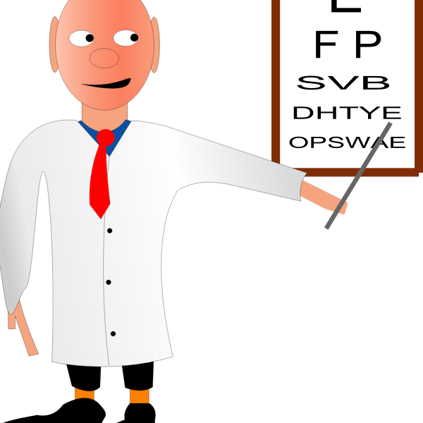 SVG Vector of an optician