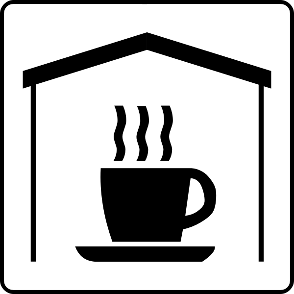 SVG Vector symbol for coffee in room
