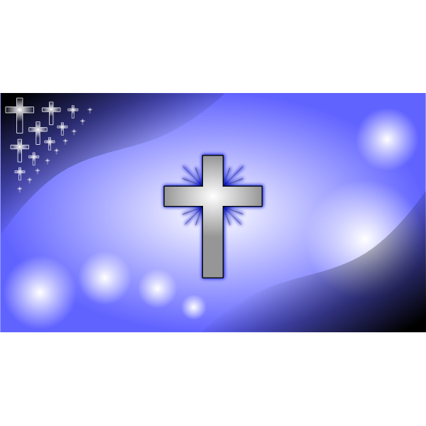 SVG Vector wallpaper of cross