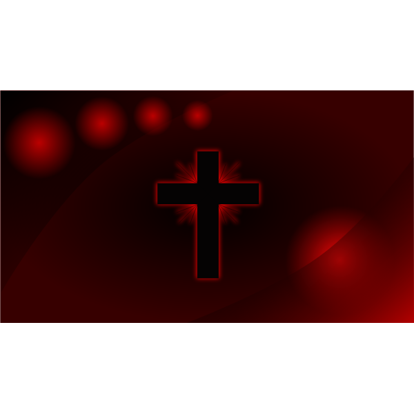 SVG Vector wallpaper of glowing cross Wallpaper