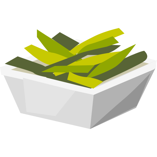 SVG Vegetables in a bowl