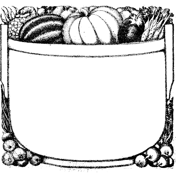 SVG Veggie frame
