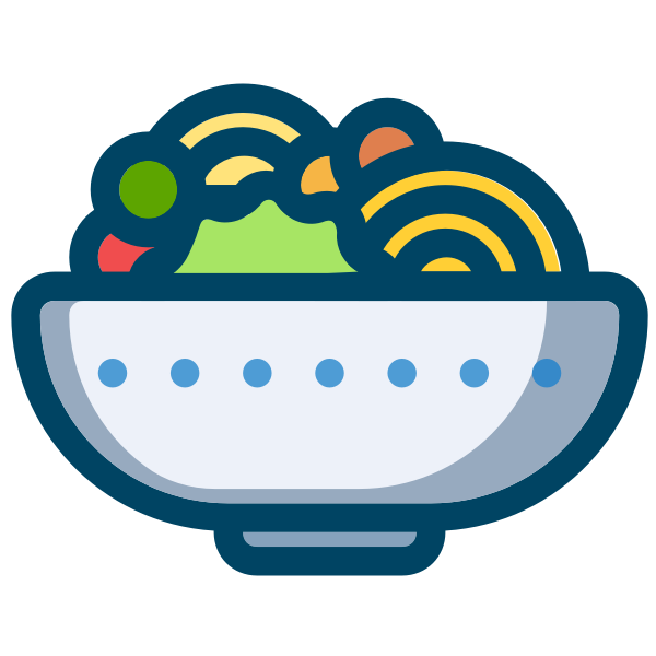 SVG Veggie salad
