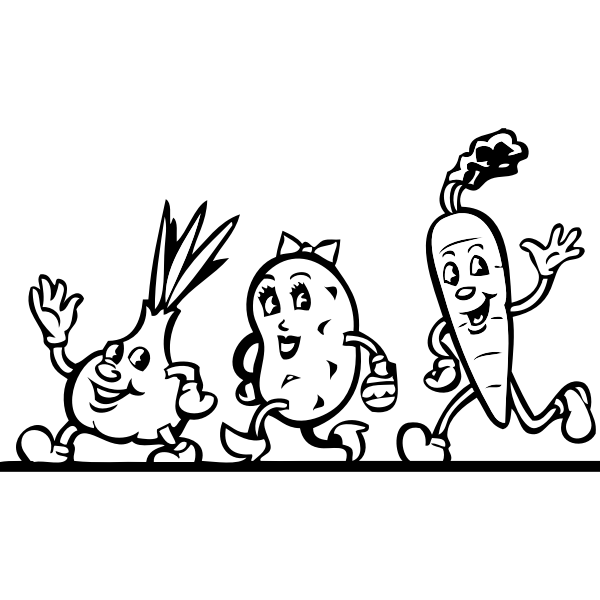 SVG veggies bampw