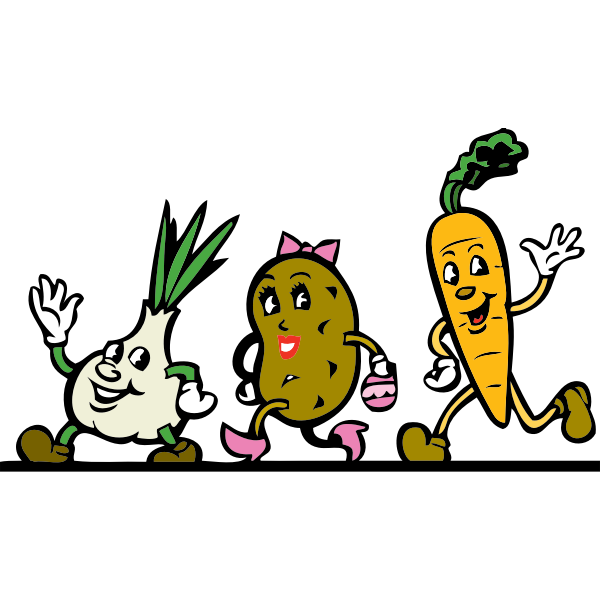 SVG Veggies vector image