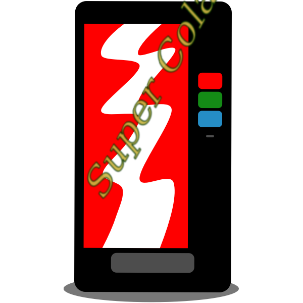 SVG Vending machine vector image