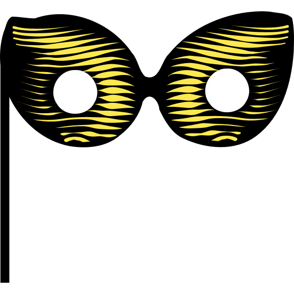 SVG Venetian mask vector image