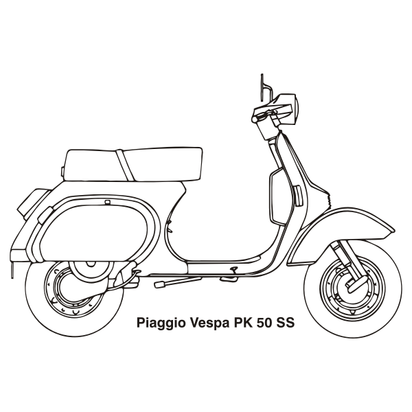 SVG VESPA PK50SS 1983