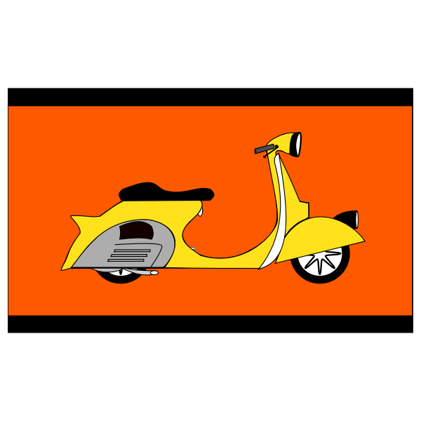 SVG Vespa Scooter remix
